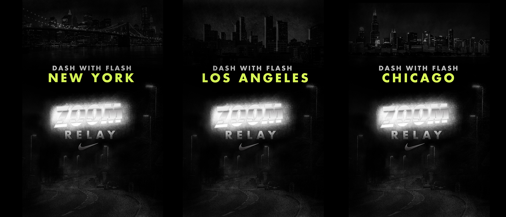 Patrick Hardy Design - Nike Zoom Relay Poster Concepts