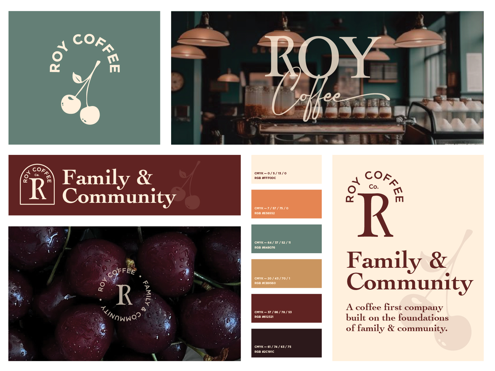 Full Brand Identity Roy Coffee