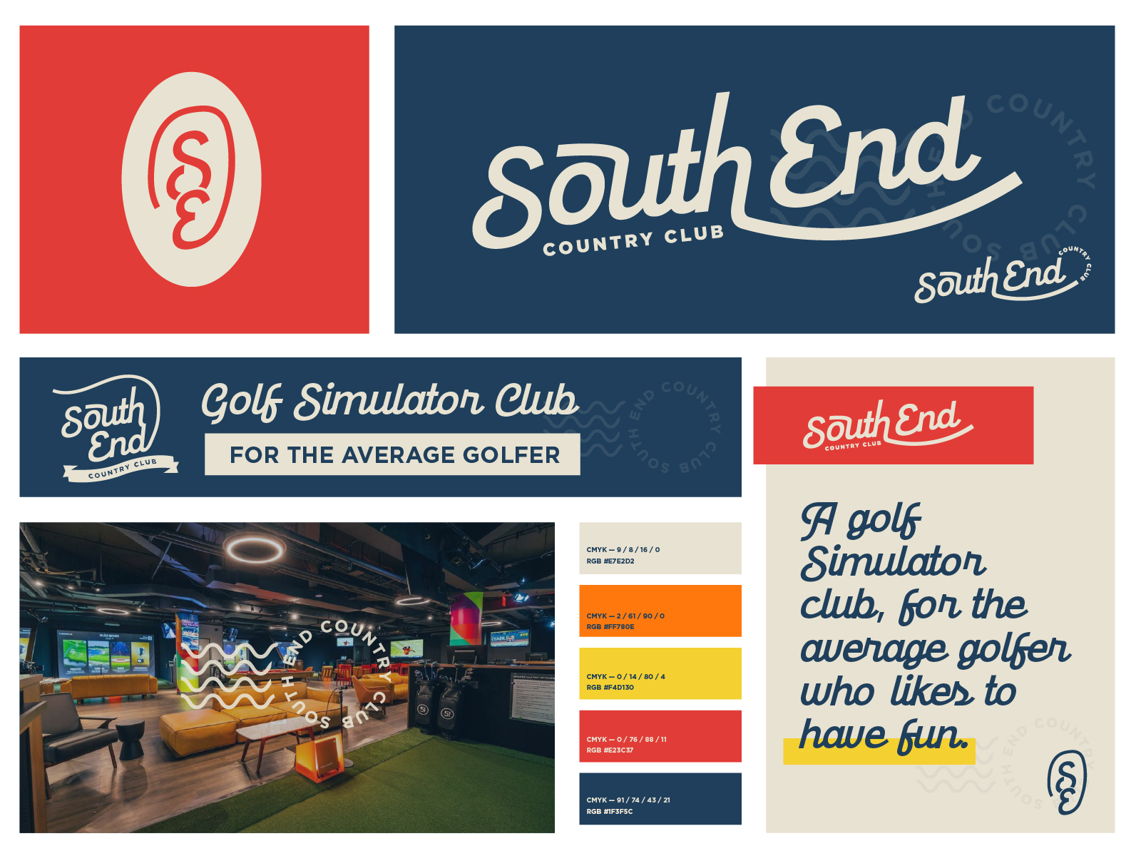 Full Brand Identity South End Country Club